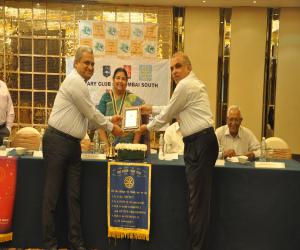 Award at Rotary Club